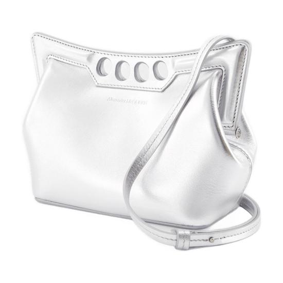  알렉산더 맥퀸 크로스백 7759081BL1I1400 SILVER metallic - ALEXANDER MCQUEEN