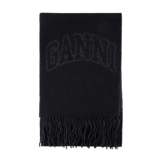 25SS 가니 머플러/스카프 A6423 252 black - GANNI
