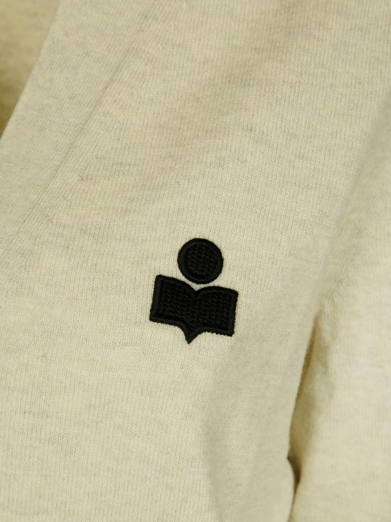 25SS 이자벨마랑에뚜왈 KARINA 카리나 V넥 가디건 25PCA0104FA C1L17E LIGHT GREY 02LY GRIGIO - ISABEL MARANT ETOILE