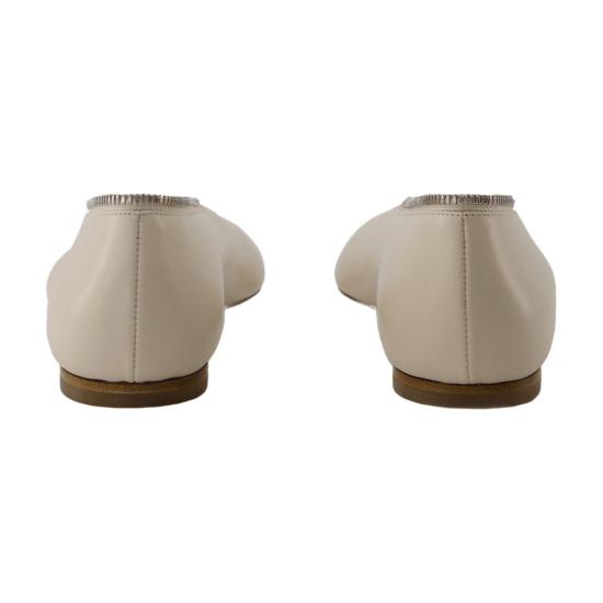  버버리 플랫 슈즈 8086210 white - BURBERRY