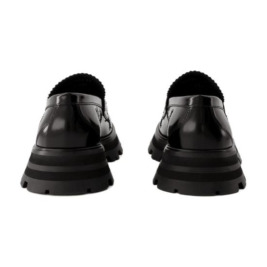  알렉산더 맥퀸 플랫 슈즈 755646WIDU01000 black - ALEXANDER MCQUEEN