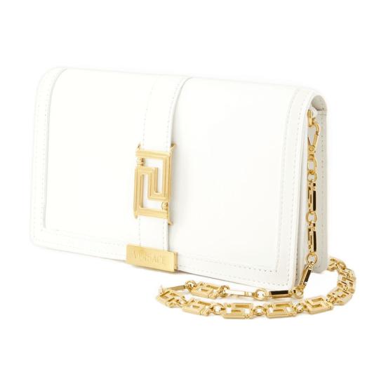 25FW 베르사체 크로스백 1007220 1A05134 1W00V 1W00V OPTICAL WHITE VERSACE GOLD white - VERSACE