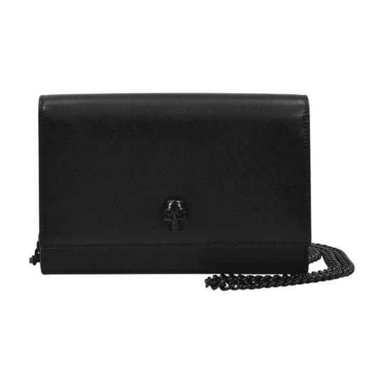 25FW 알렉산더 맥퀸 크로스백 6130881CW0V1000 BLACK black