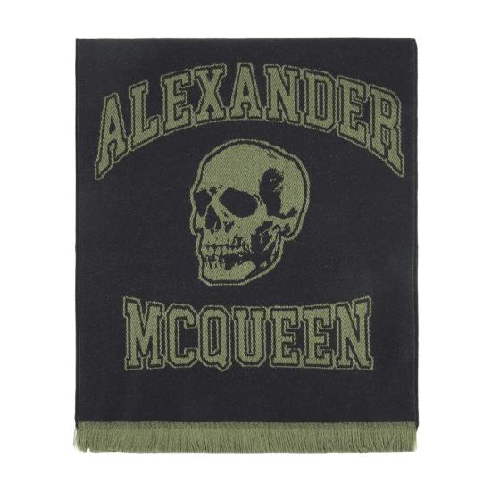 알렉산더 맥퀸 머플러/스카프 7585004200Q1066 black - ALEXANDER MCQUEEN