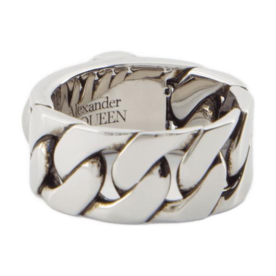  알렉산더 맥퀸 반지 774168I170E1445 metallic - ALEXANDER MCQUEEN