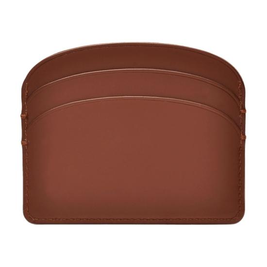 25SS 아페쎄 명함지갑 PXAWV F63270 CAD brown - A.P.C.