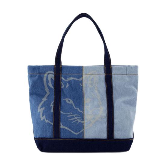  메종키츠네 토트백 MW05108WW5022 blue - MAISON KITSUNE