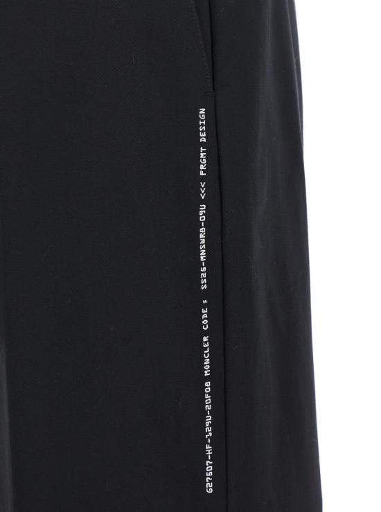 25SS 몽클레어 스트레이트 팬츠 2A00001M5134999 Black - MONCLER