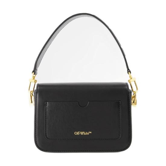  오프화이트 크로스백 OWNN118S23LEA0011000 BLACK black - OFF WHITE