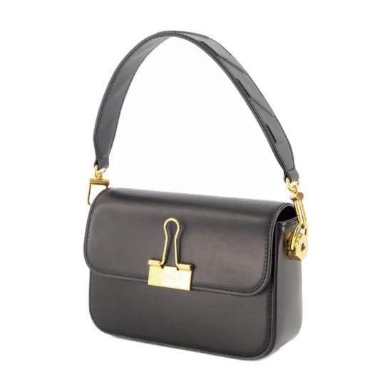  오프화이트 크로스백 OWNN118S23LEA0011000 BLACK black - OFF WHITE