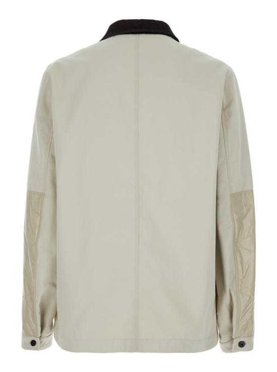 25SS 몽클레어 몽클레어 x 프라그먼트 게이케 코튼 셔츠 자켓 1A00018M5267216 Beige - MONCLER