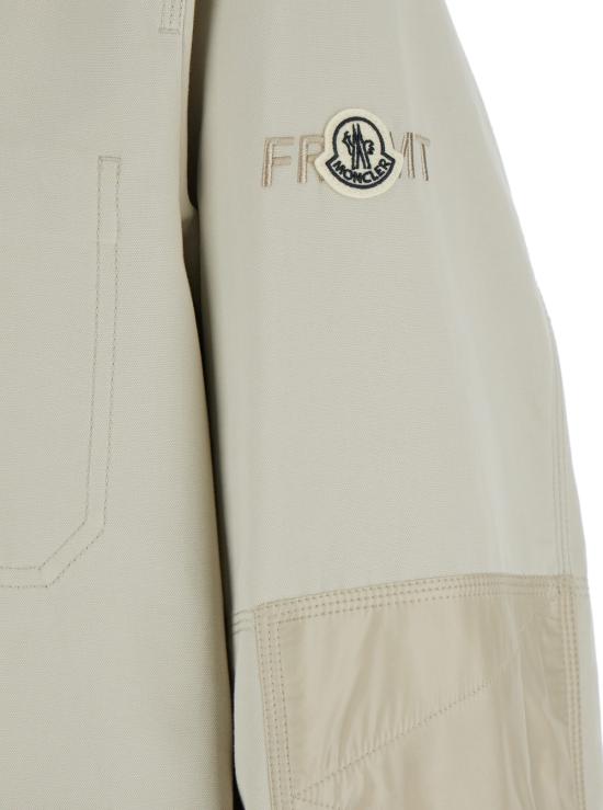 25SS 몽클레어 몽클레어 x 프라그먼트 게이케 코튼 셔츠 자켓 1A00018M5267216 Beige - MONCLER