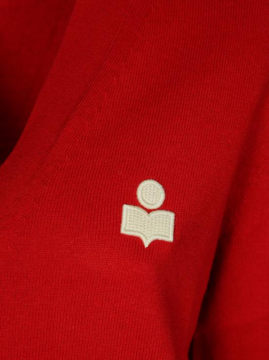 25SS 이자벨마랑에뚜왈 가디건 25PCA0104FA C1L17E POPPY RED 11PR ROSSO - ISABEL MARANT ETOILE