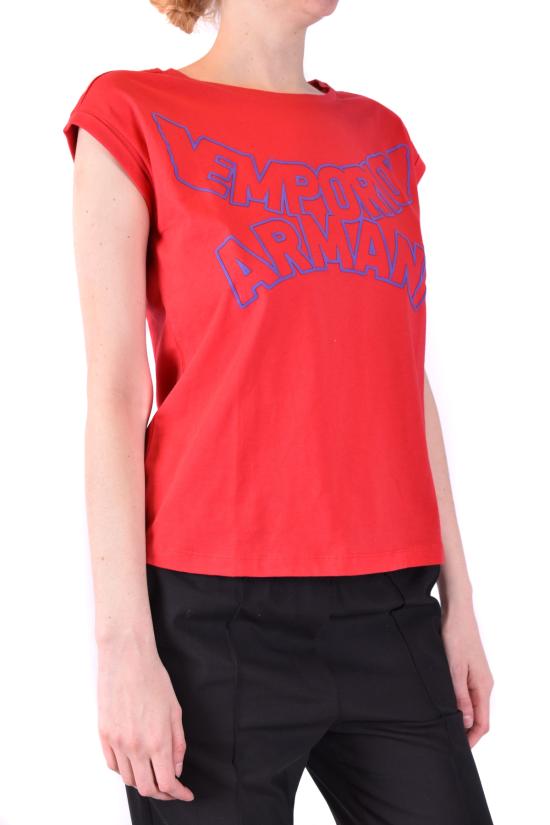  엠포리오 아르마니 반팔 티셔츠 3H2T7S 2J53Z 0334 Red - EMPORIO ARMANI