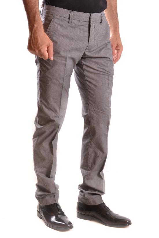  돈답 스트레이트 팬츠 UP166QF074UV gray - DONDUP
