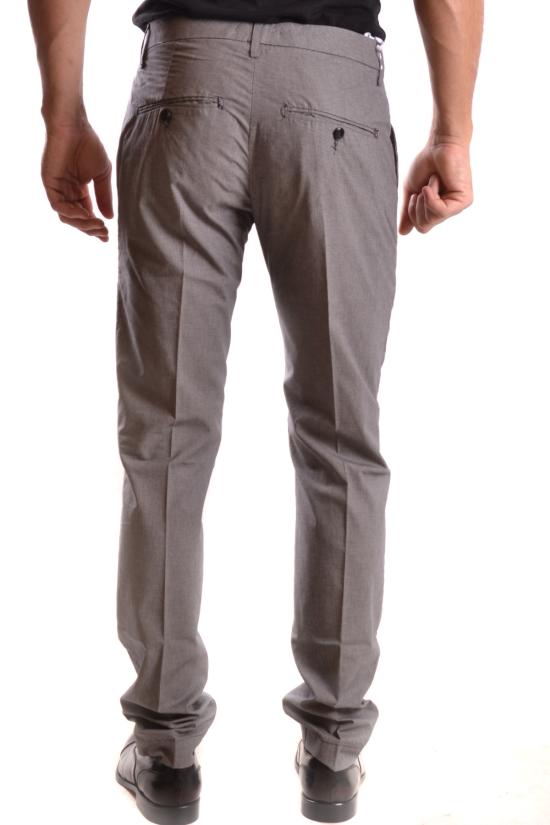  돈답 스트레이트 팬츠 UP166QF074UV gray - DONDUP