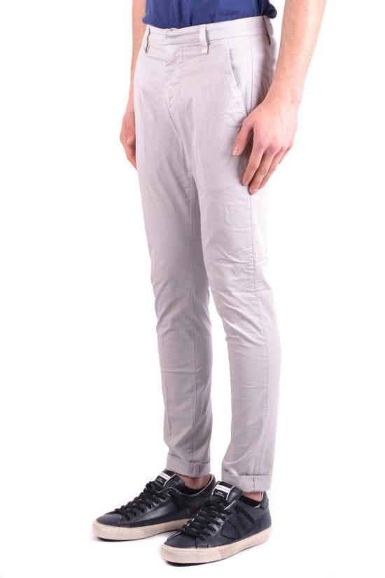  돈답 스트레이트 팬츠 UP235GS021UV gray - DONDUP