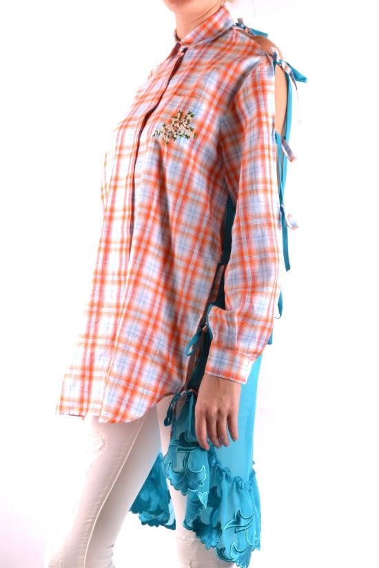  마르코 드 빈센조 블라우스 MS5102 A358 F12O3 MR16 2017 00312 A orange - MARCO DE VINCENZO