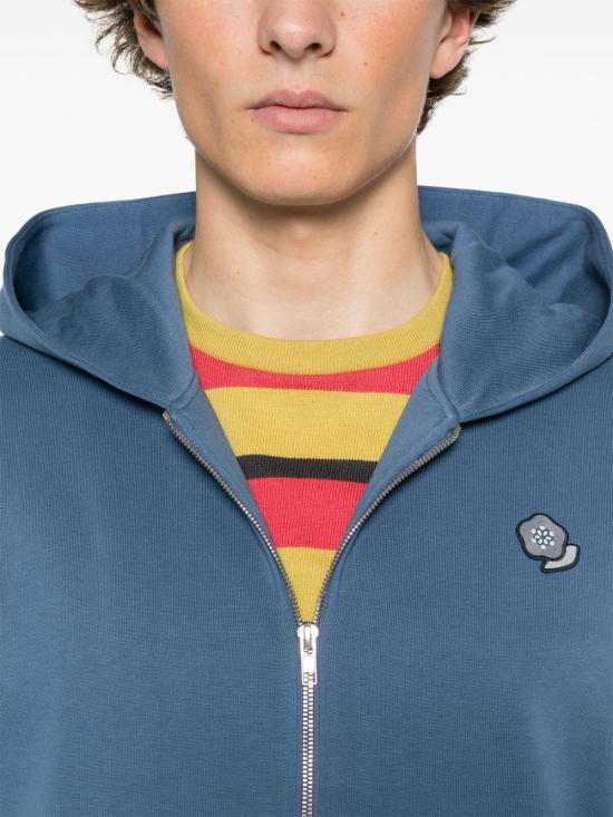 25SS 겐조 후드 티셔츠 FF55SW266 4MF67 Blue - KENZO