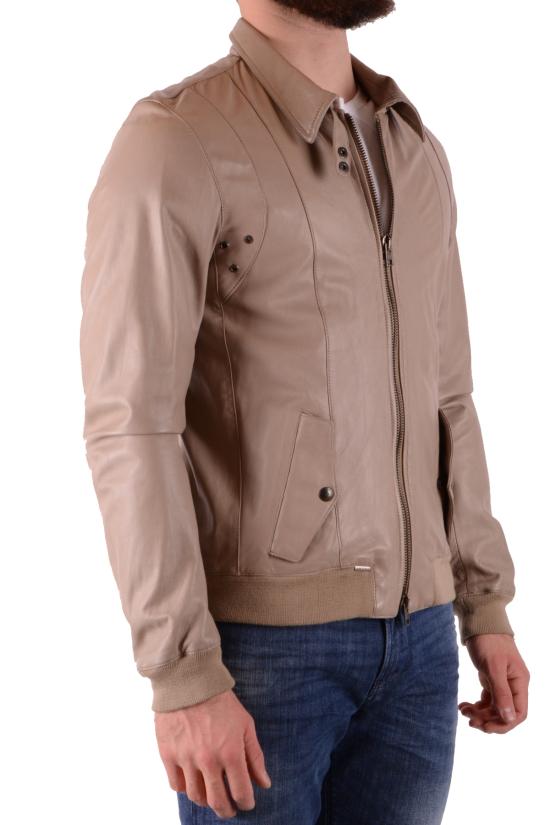  스워드 가죽 자켓 204 47 Beige - S.W.O.R.D