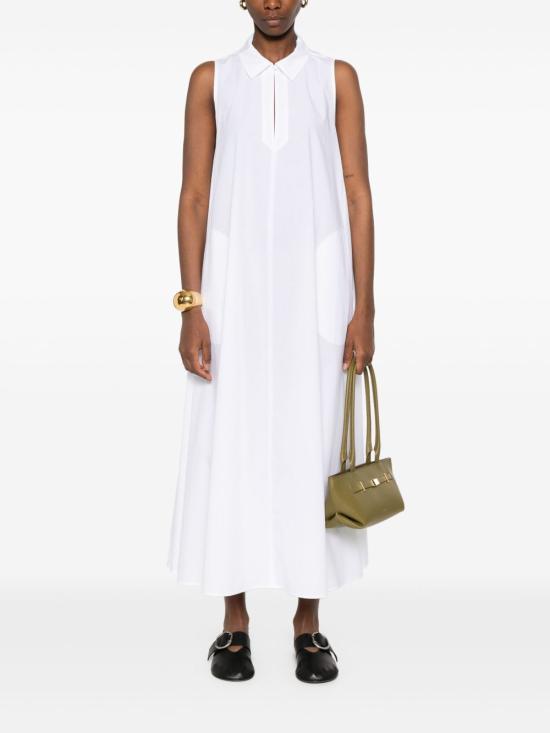 25SS 엠포리오 아르마니 롱 원피스 EW000768 AF10010U0002 White - EMPORIO ARMANI