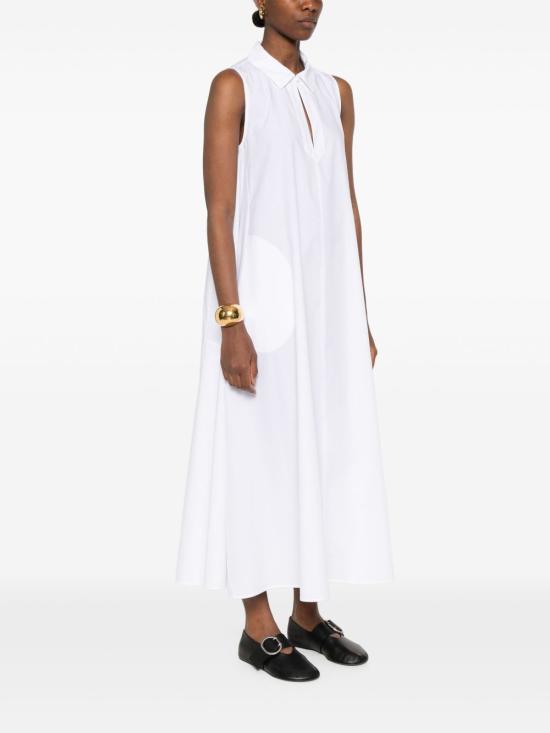 25SS 엠포리오 아르마니 롱 원피스 EW000768 AF10010U0002 White - EMPORIO ARMANI