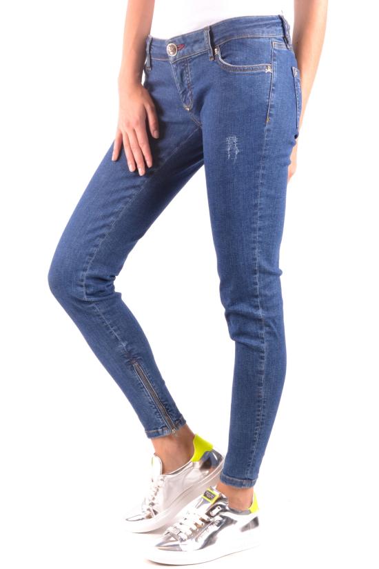  필립 플레인 데님 팬츠 S18C WDT0606 PDE001N Skinny Diamant Lord Blue - PHILIPP PLEIN