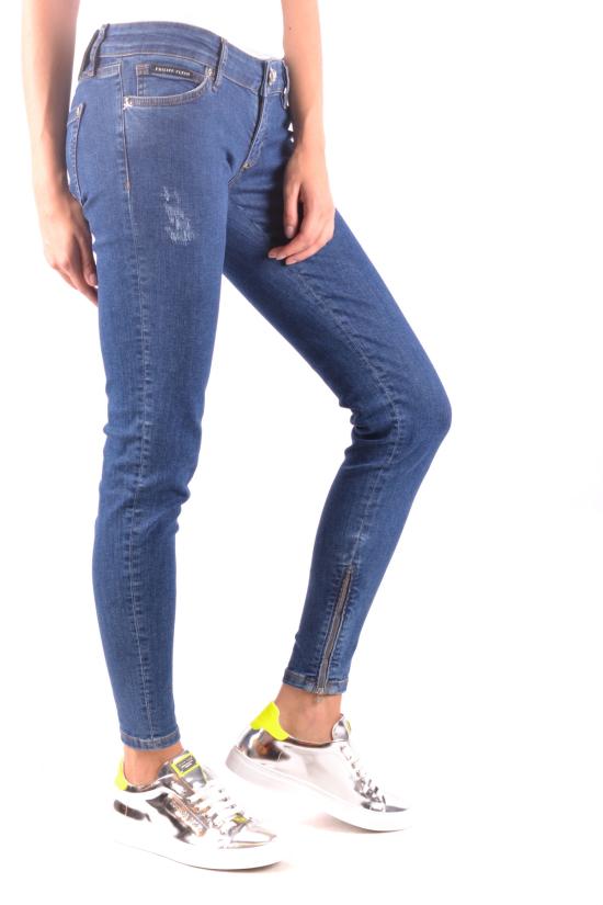  필립 플레인 데님 팬츠 S18C WDT0606 PDE001N Skinny Diamant Lord Blue - PHILIPP PLEIN