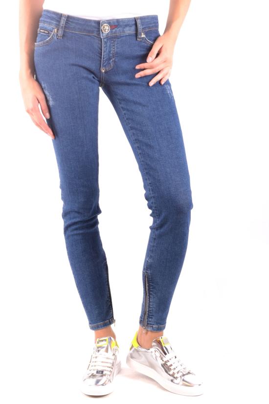  필립 플레인 데님 팬츠 S18C WDT0606 PDE001N Skinny Diamant Lord Blue