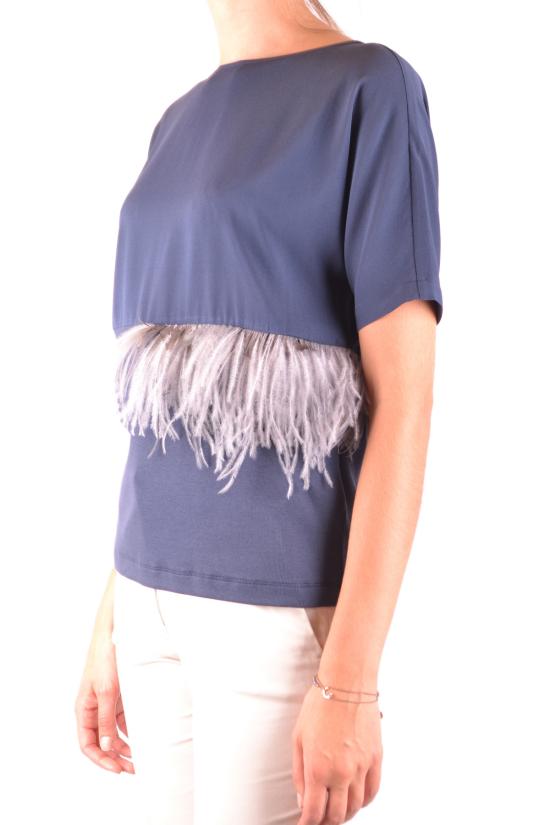  파비아나 필리피 반팔 티셔츠 473TE18 Blue - FABIANA FILIPPI