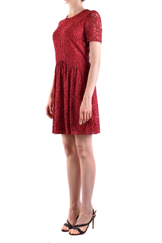  버버리 미디 원피스 4042394 60450 burgundy - BURBERRY
