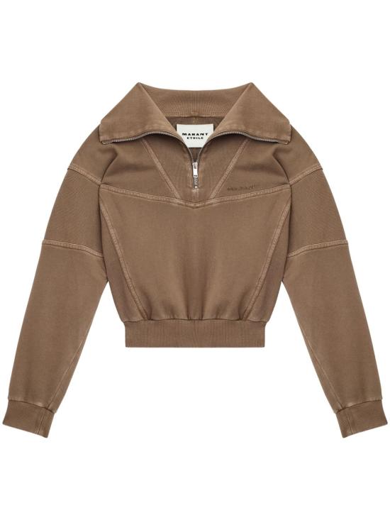 25SS 이자벨마랑에뚜왈 후드 티셔츠 SW0150FA C1G03E 67KI Kaki