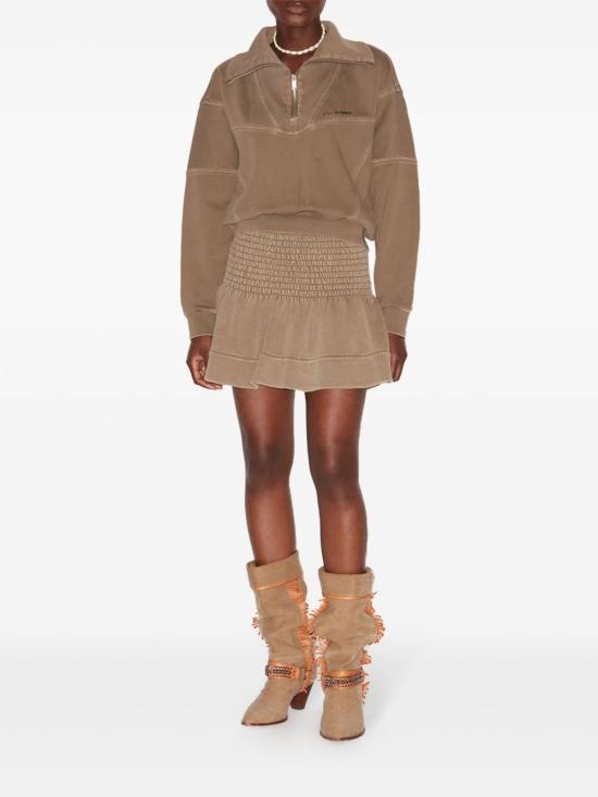 25SS 이자벨마랑에뚜왈 후드 티셔츠 SW0150FA C1G03E 67KI Kaki - ISABEL MARANT ETOILE