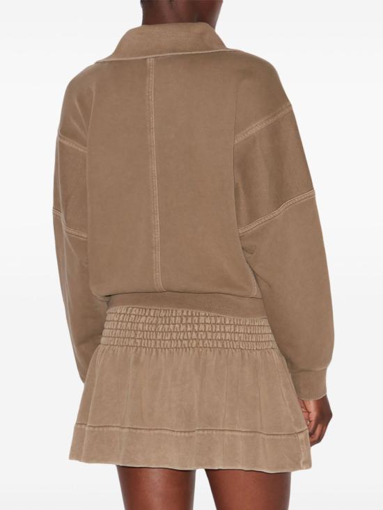 25SS 이자벨마랑에뚜왈 후드 티셔츠 SW0150FA C1G03E 67KI Kaki - ISABEL MARANT ETOILE