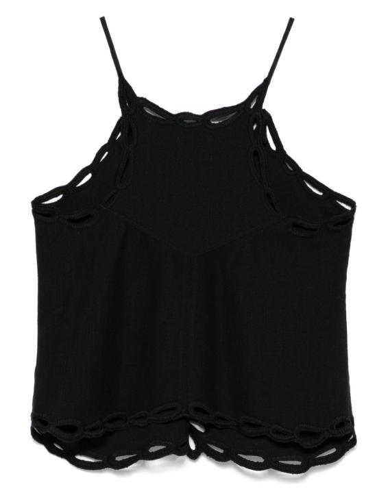 25SS 이자벨마랑에뚜왈 민소매 티셔츠 HT0537FA C1J12E 02FK Black - ISABEL MARANT ETOILE