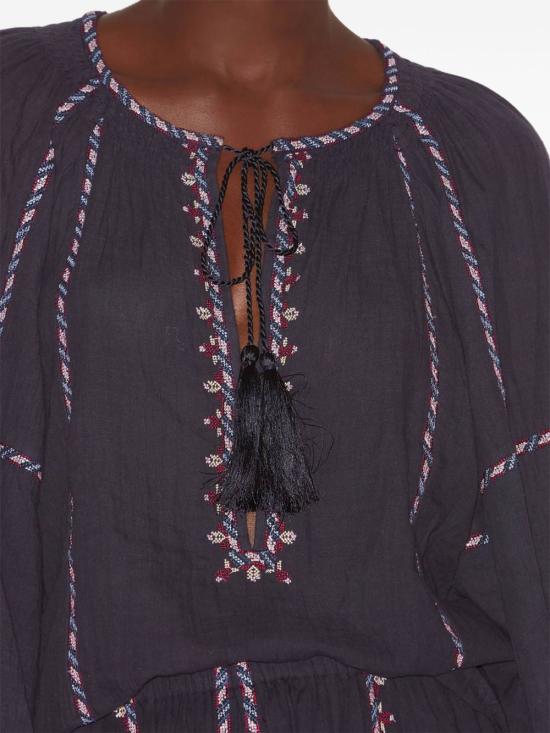 25SS 이자벨마랑에뚜왈 긴팔 티셔츠 HT0557FA C1J11E FNLI Blue - ISABEL MARANT ETOILE