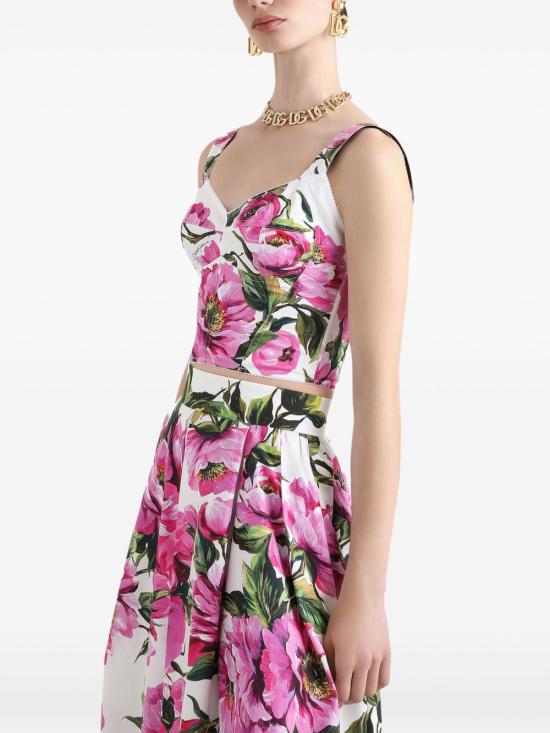 25SS 돌체앤가바나 민소매 티셔츠 F7W98T HS5S3HA5KR Fuchsia - DOLCE & GABBANA