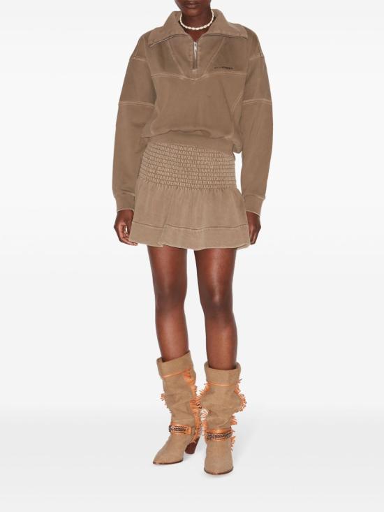 25SS 이자벨마랑에뚜왈 숏 스커트 JU0146FB C1G03E 67KI Kaki - ISABEL MARANT ETOILE