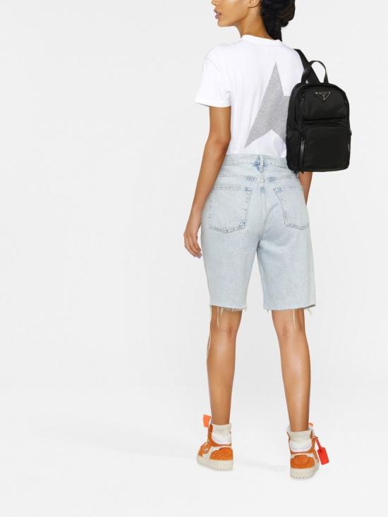 25SS 골든구스 반팔 티셔츠 GWP01874 P00088080185 White - GOLDEN GOOSE