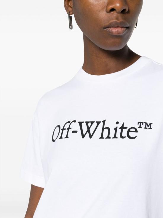 25SS 오프화이트 반팔 티셔츠 OWAA089C99JER003 0110 White - OFF WHITE