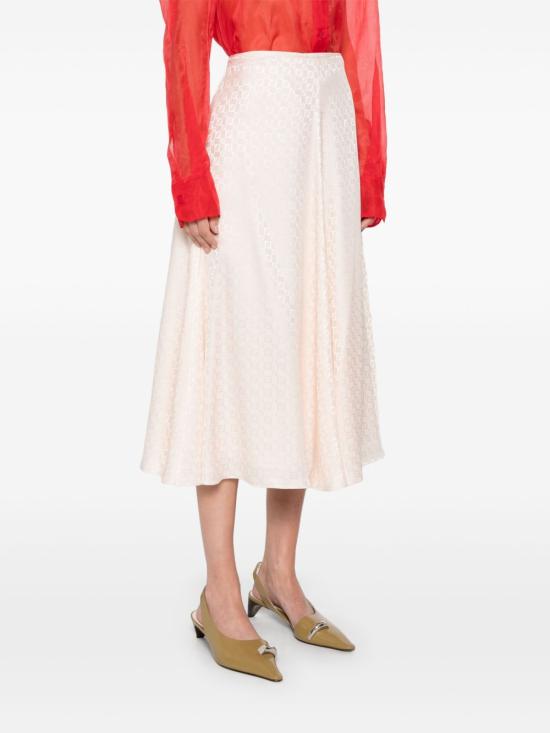 25SS 펜디 미디 스커트 FQ7655 AUQGF1RX0 Powder - FENDI