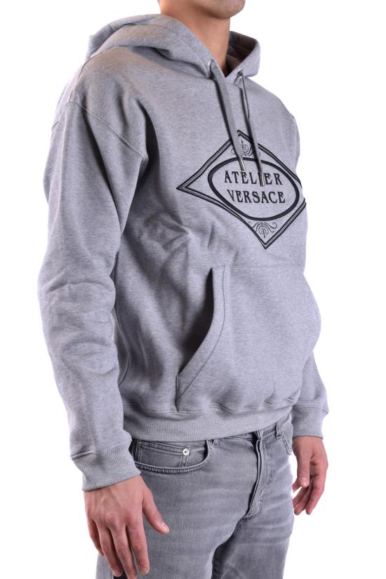  베르사체 후드 티셔츠 A84160A229724A809 gray - VERSACE
