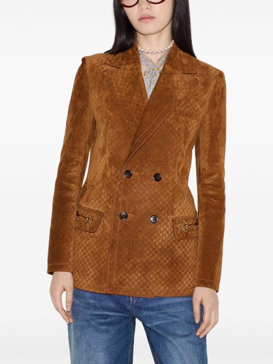 25SS 구찌 가죽 자켓 815833 XNA5H2234 Leather Brown - GUCCI