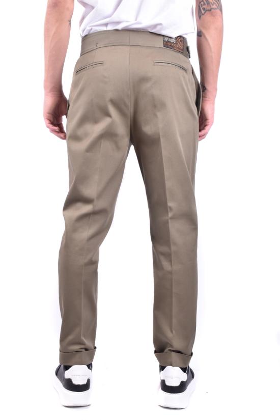  로베르토 카발리 스트레이트 팬츠 ORT204 FN06304749 Khaki - ROBERTO CAVALLI