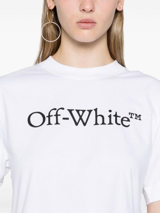 25SS 오프화이트 반팔 티셔츠 OWAA090C99JER004 0110 White - OFF WHITE