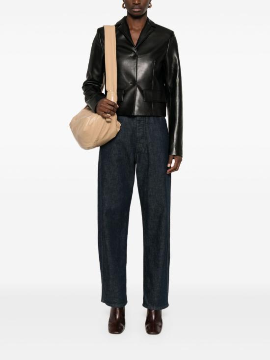 25SS 세미쿠튀르 가죽 자켓 Y5ST02 Y69 0 Black - SEMI-COUTURE