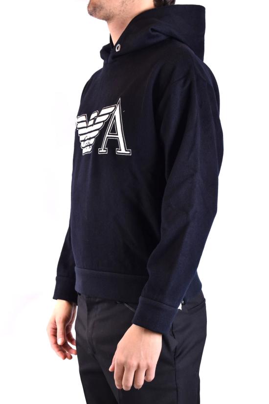  엠포리오 아르마니 후드 티셔츠 6H1M811NXQZ 0920 Blue - EMPORIO ARMANI