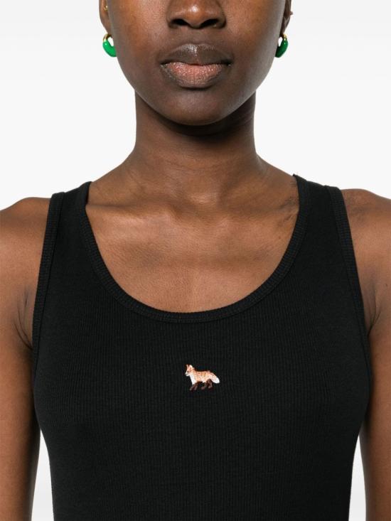 25SS 메종키츠네 숏 원피스 MW01602 KJ0125P199 Black - MAISON KITSUNE