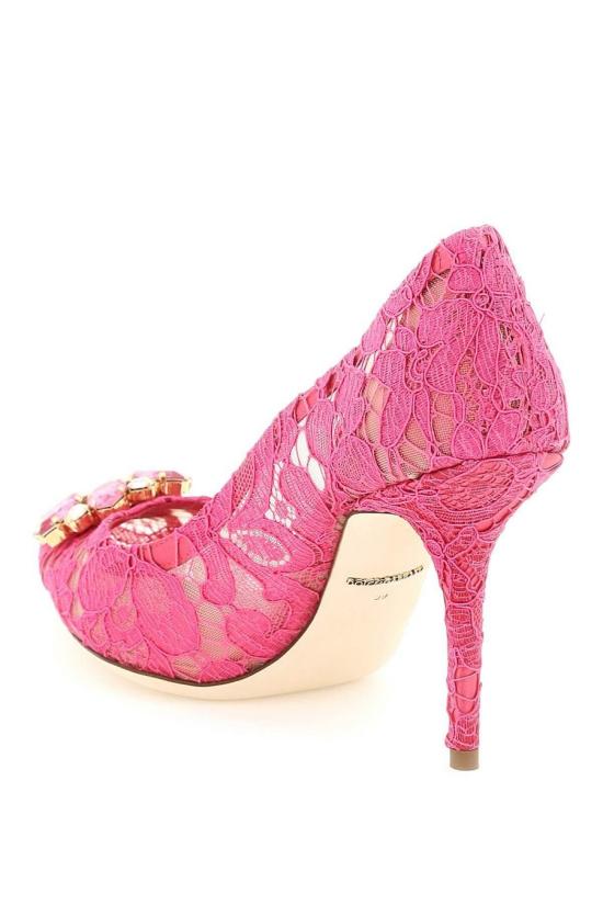  돌체앤가바나 Lace rainbow 펌프스 CD0066 AL19880422 Fucsia - DOLCE & GABBANA