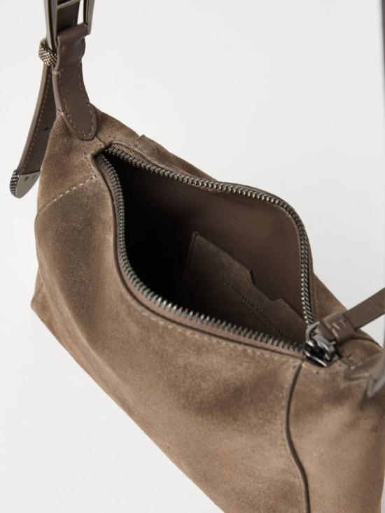 25SS 브루넬로 쿠치넬리 숄더백 MBHID2663 C8187 Brown - BRUNELLO CUCINELLI